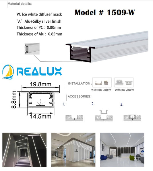 15mm profile light Y shape