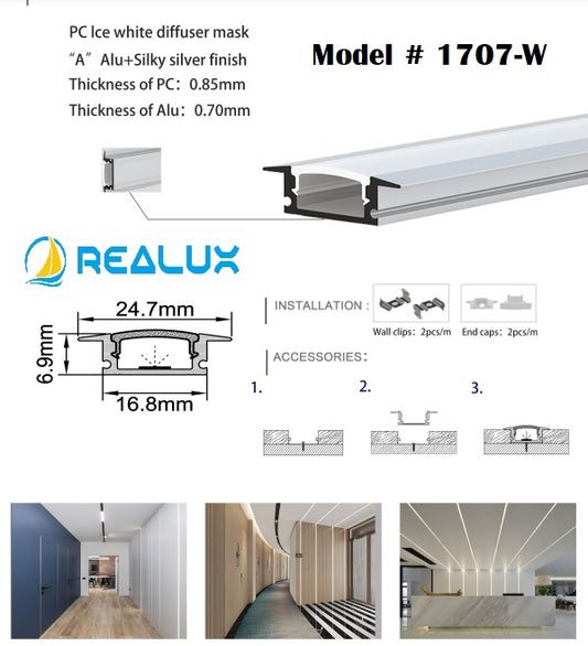 17mm profile light Y shape