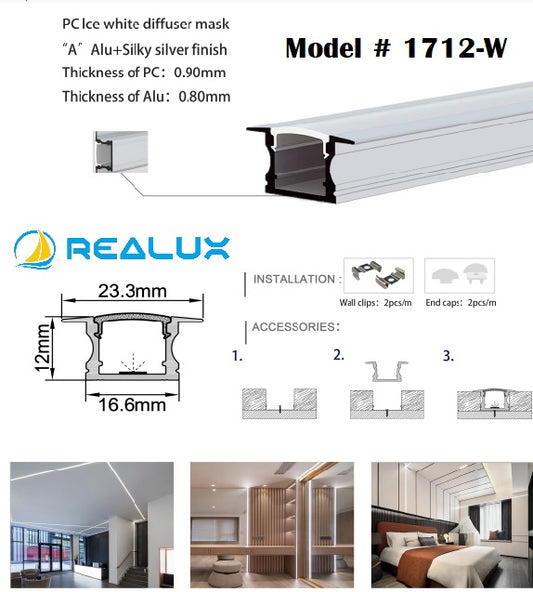 17mm profile light deep Y shape